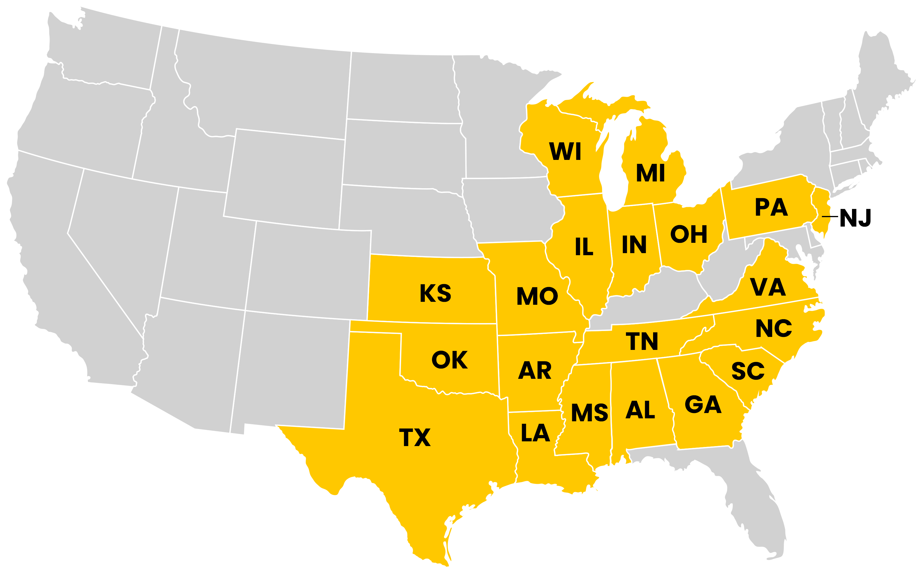 Brightspeed-Fiber-Map-Yellow Brightspeed Fiber Map