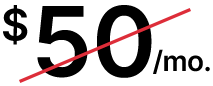 image of slashed price