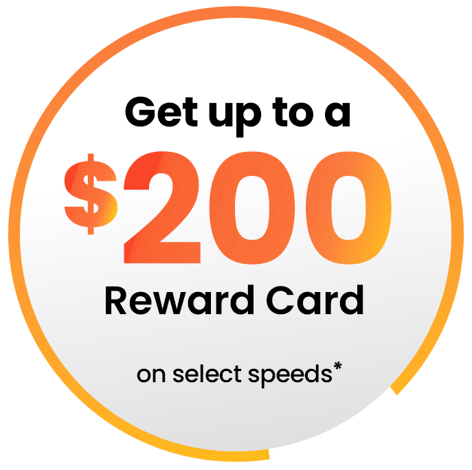 One month free and $200 Reward Card callout